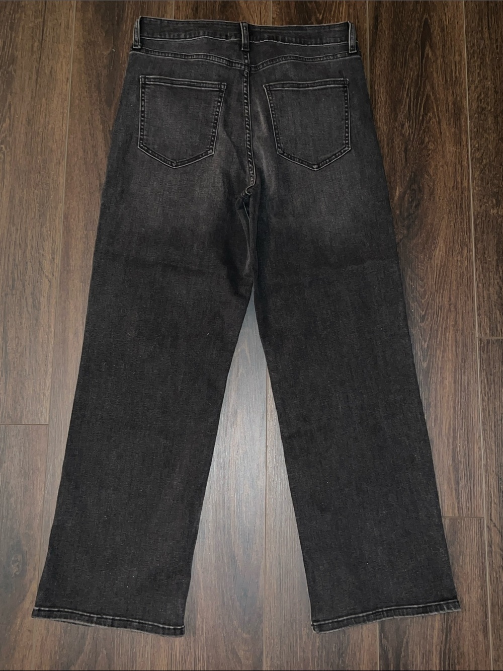 Indigo Six High Rise Slim Straight Jeans, Washed Black, Size:31/12 - Picture 6 of 11